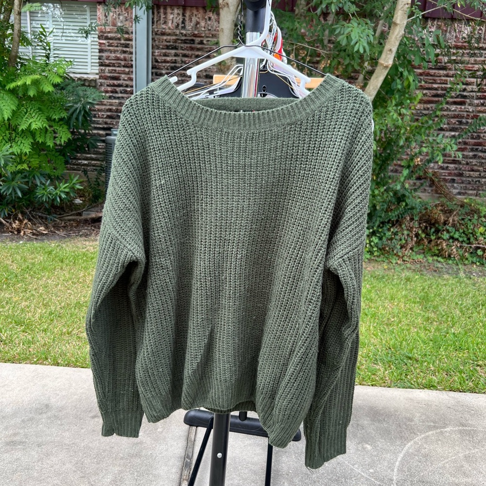 Olive Green Women's Sweater